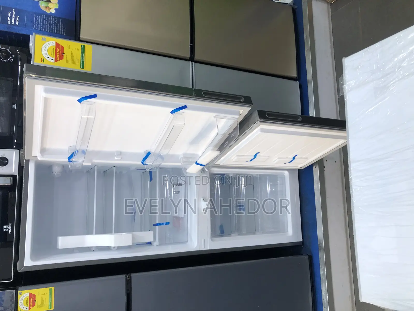 Brand New Pearl Bottom Freezer 157 Liters With Lock and Key
