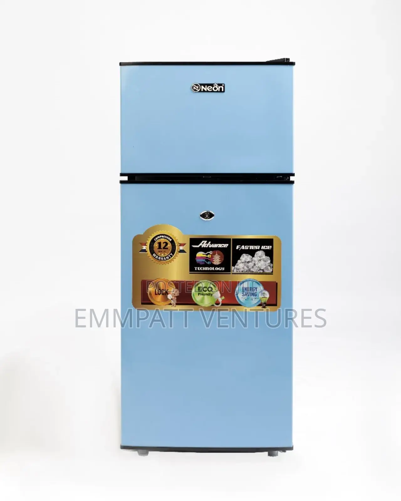 Neon Double Door Fridge