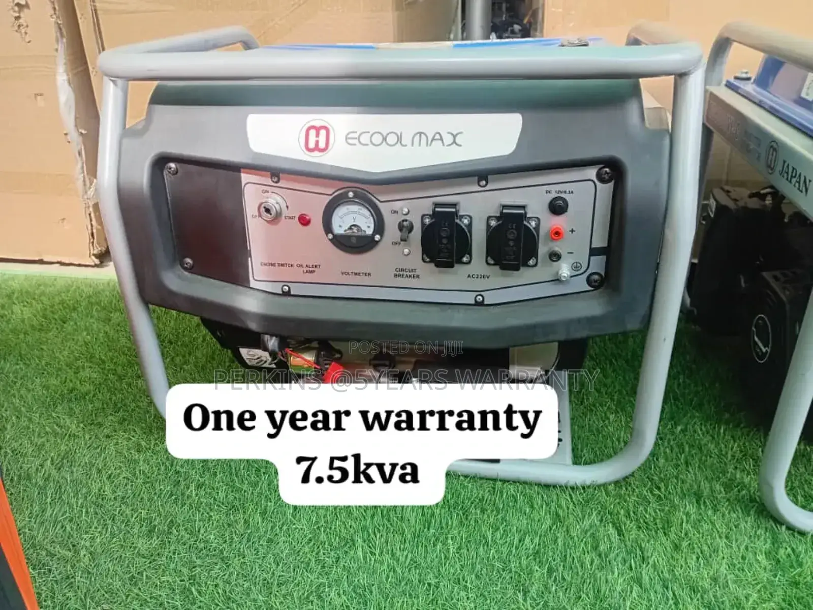 Electrifying 7.5kva Ecoolmax Key Start Petrol Generator