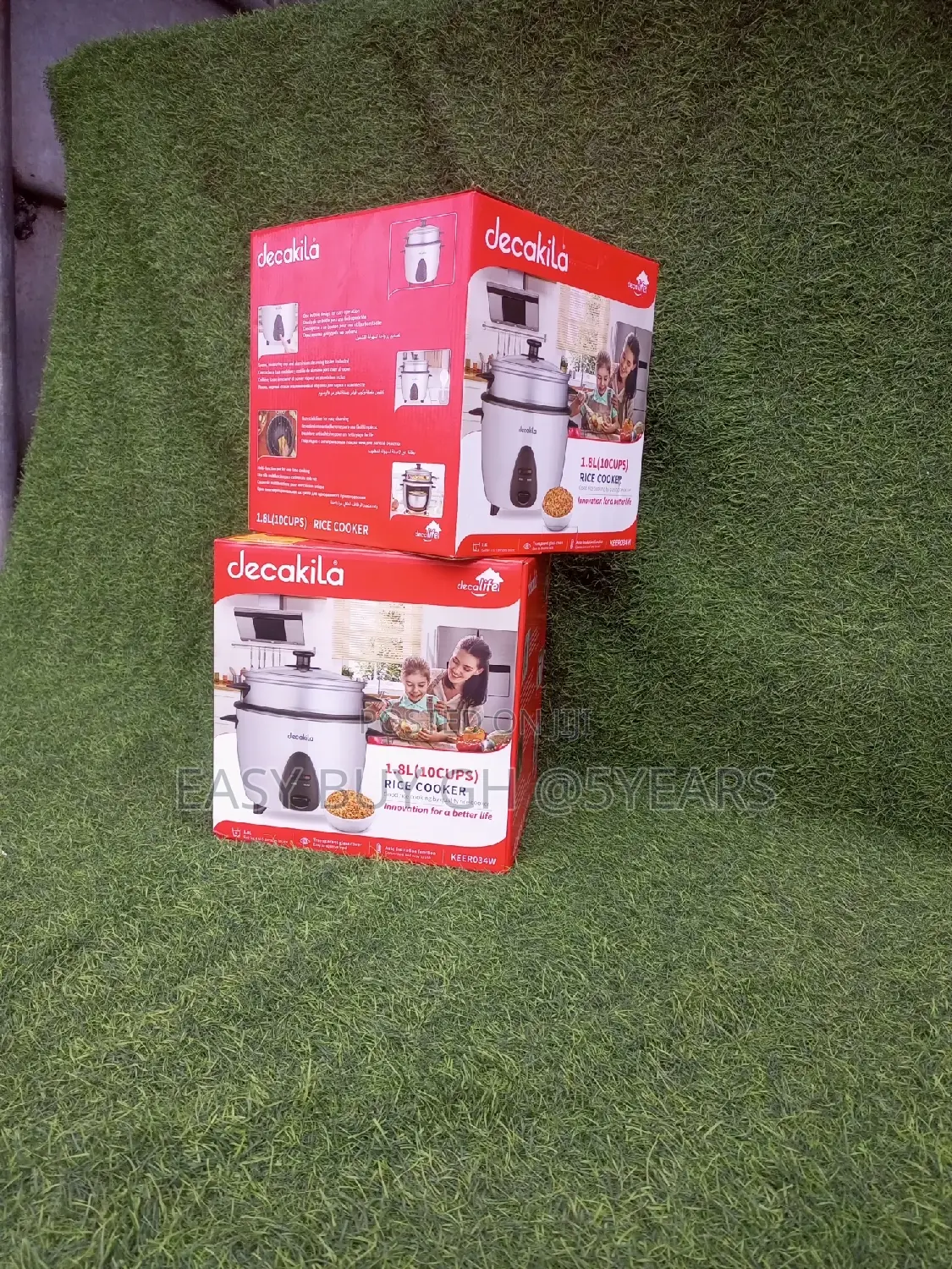 1.8l(10cups) Rice Cooker Mega Rice Cooker Portable Decakila