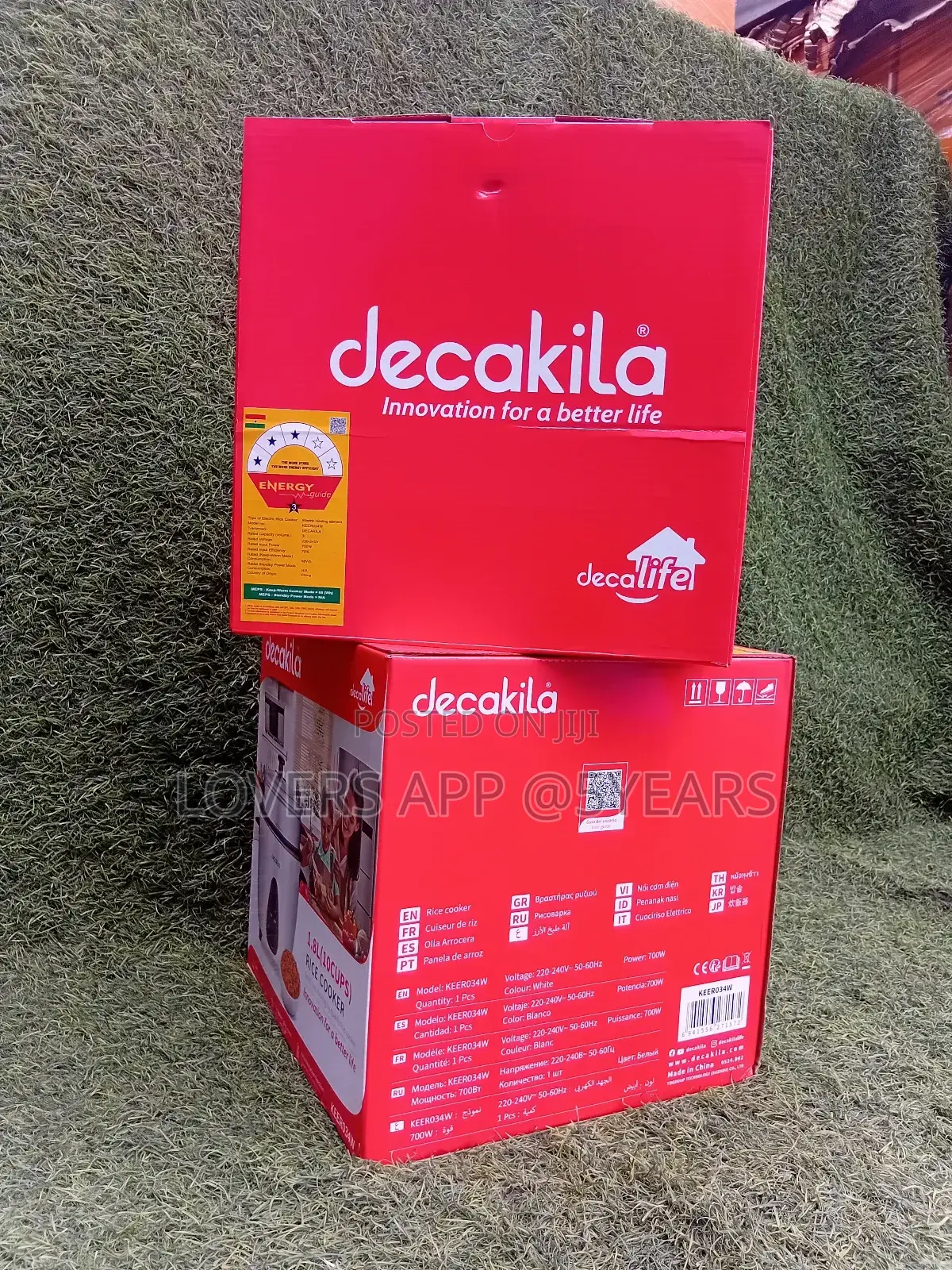White Decakila 1.8l 10cups Rice Cooker
