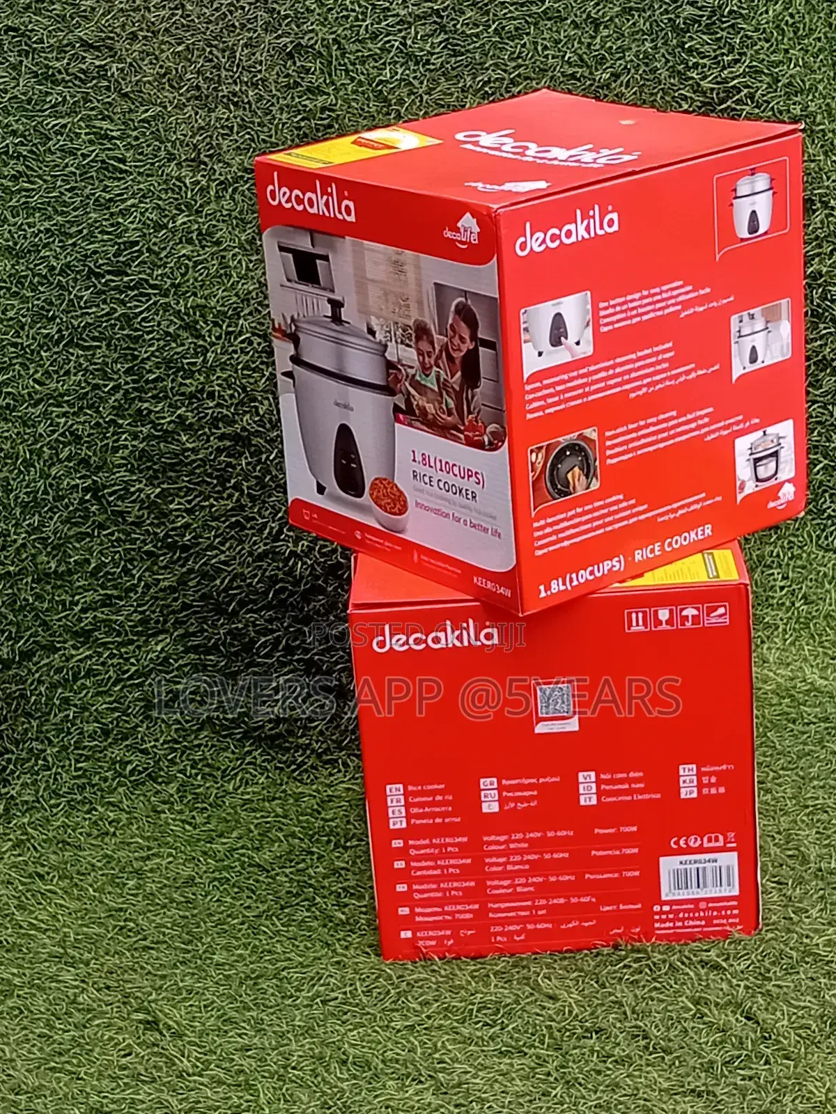 Ramp Up Decakila 1.8l 10cups Rice Cooker