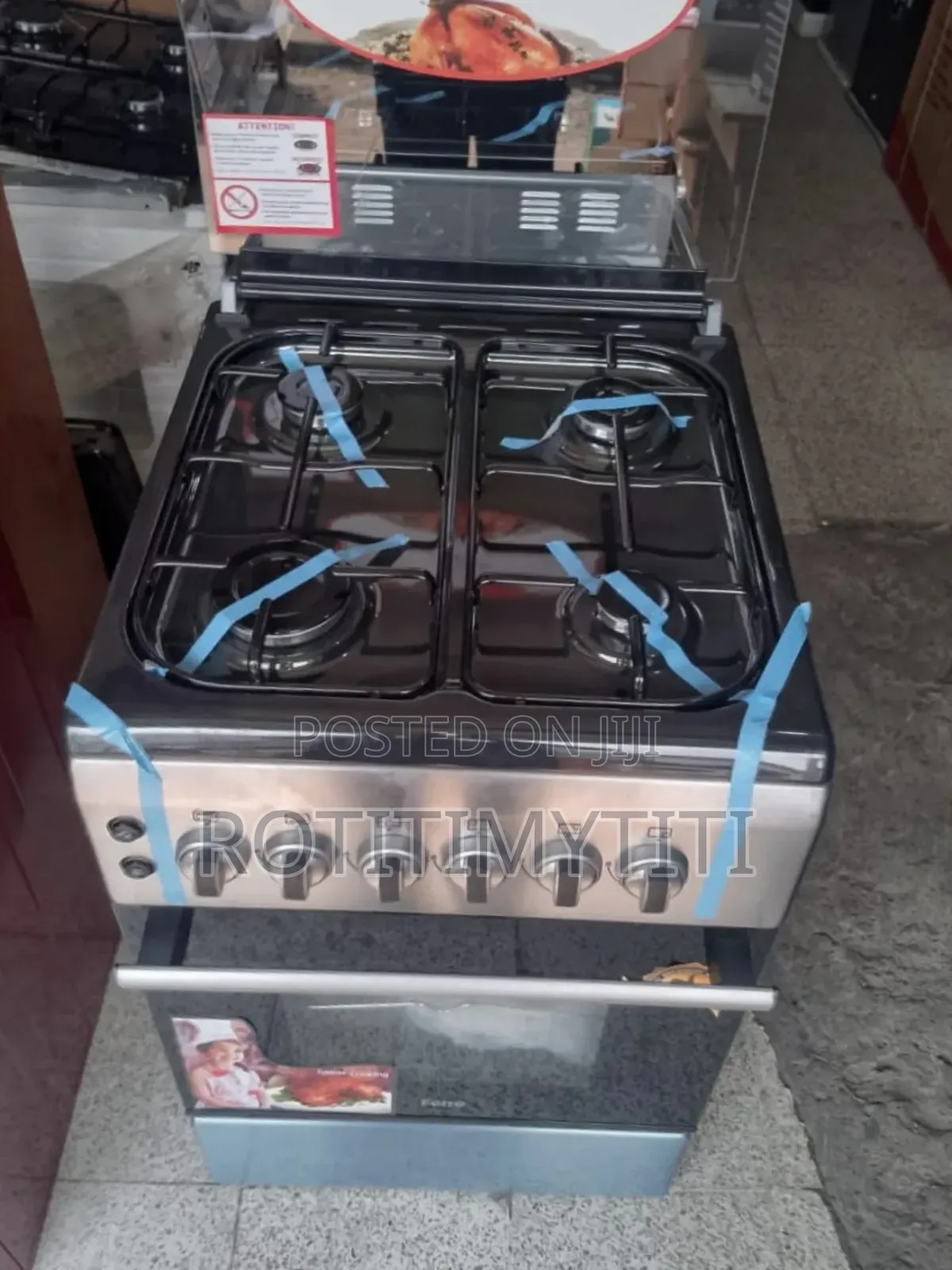 The Sharp Choice Ferre Volcano 50x60cm Gas Burner