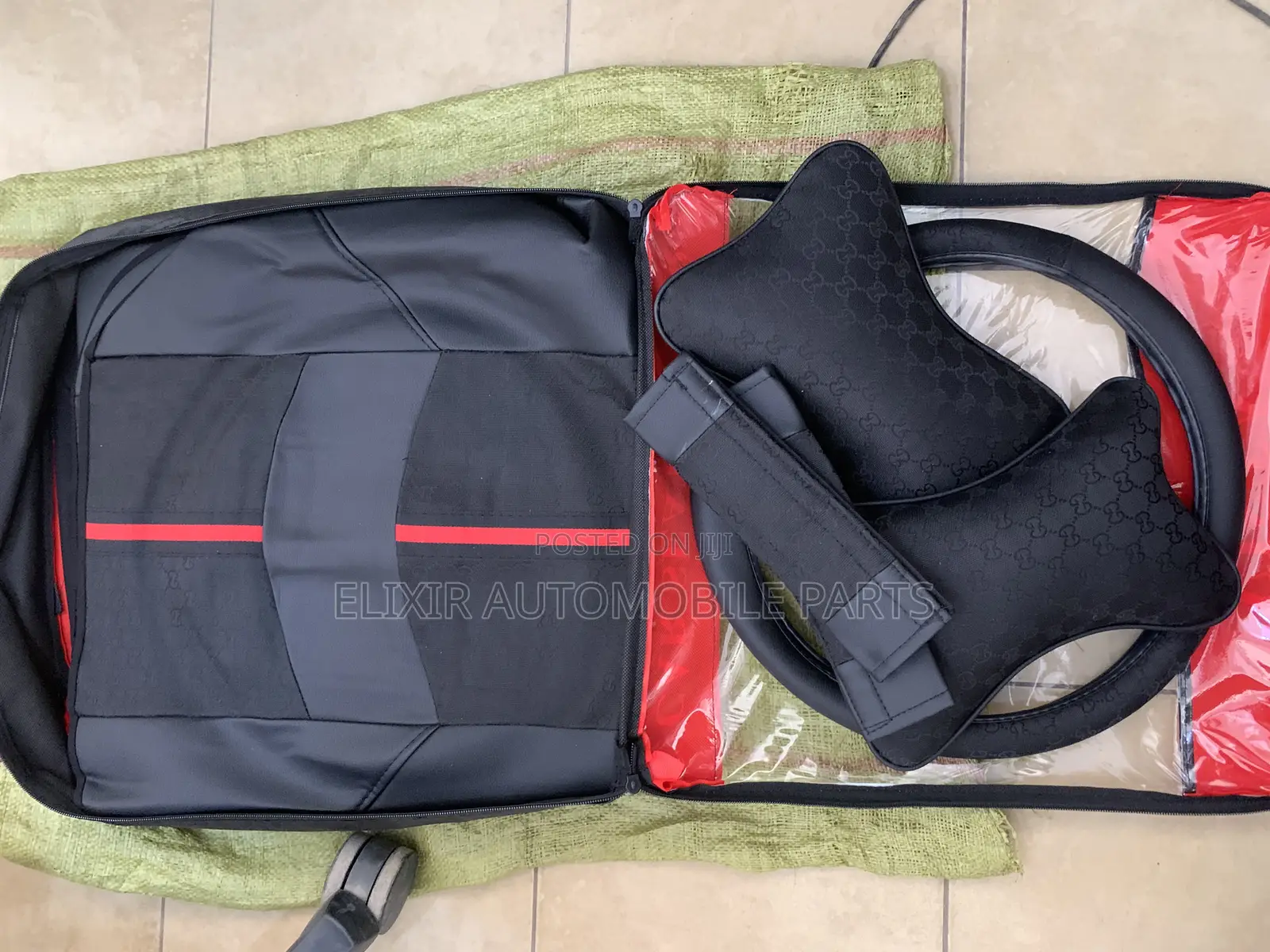2025 Black Louis Vuitton Seat Covers