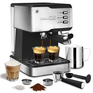 Geek Chef Espresso Coffee Maker Silver