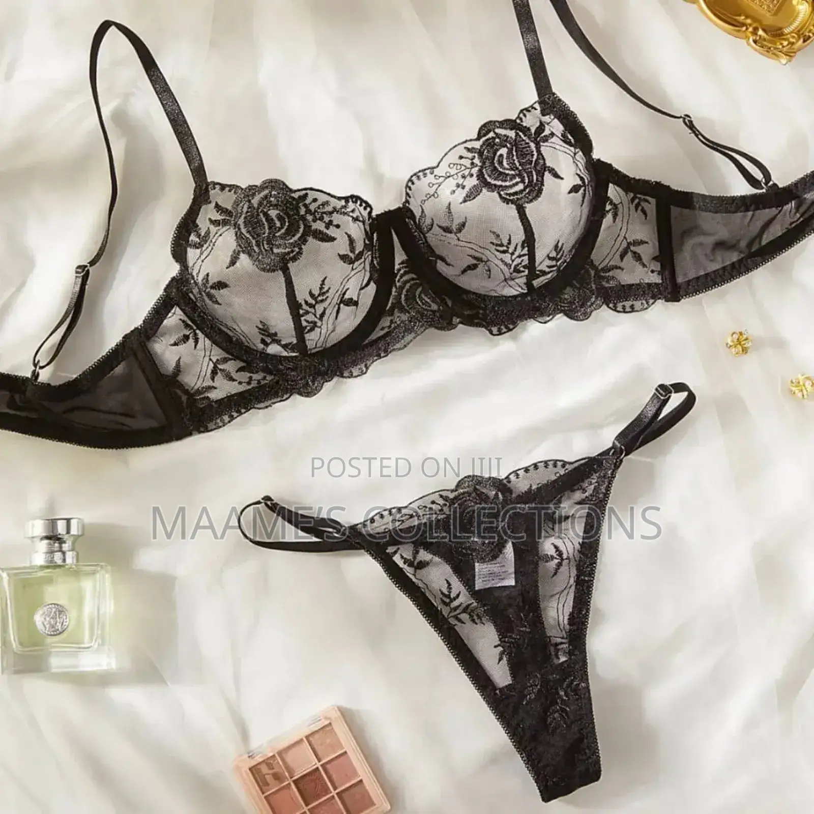 Ladies Lace Lingerie Set Bra and Panties