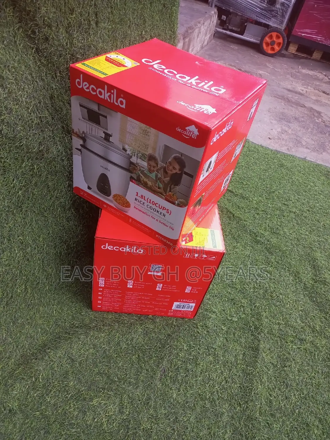 Easy to Observe 1.8l Decakila Rice Cooker Stable Rice Cooker