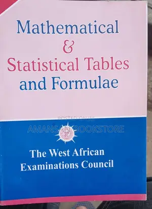 Photo - Mathematical and Statistical Tables and Formulae