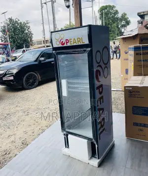 Electric Single Door Pearl PVC 352 Beverage Cooler.