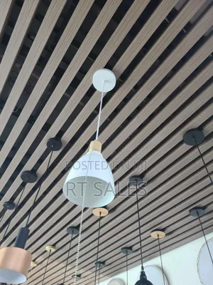White Single Pendant Light.