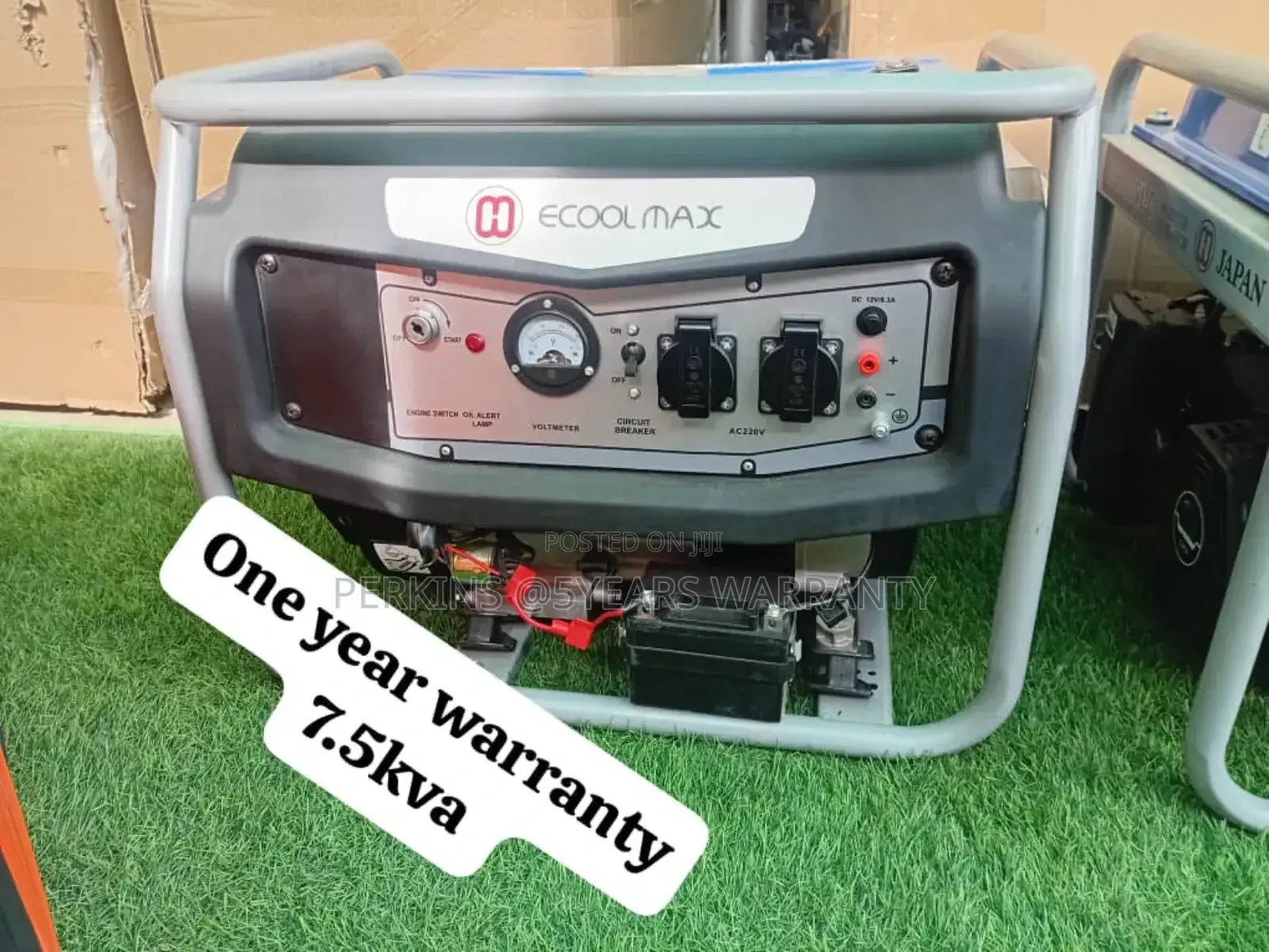 Exuberant 7.5kva Key Start Petrol Generator Ecoolmax Japan