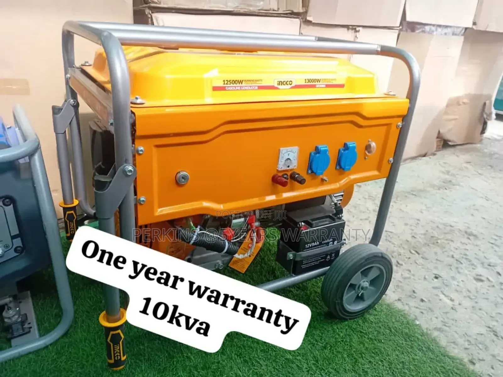 Exuberant Key Start Petrol Ingco Generator 10kva With Wheels