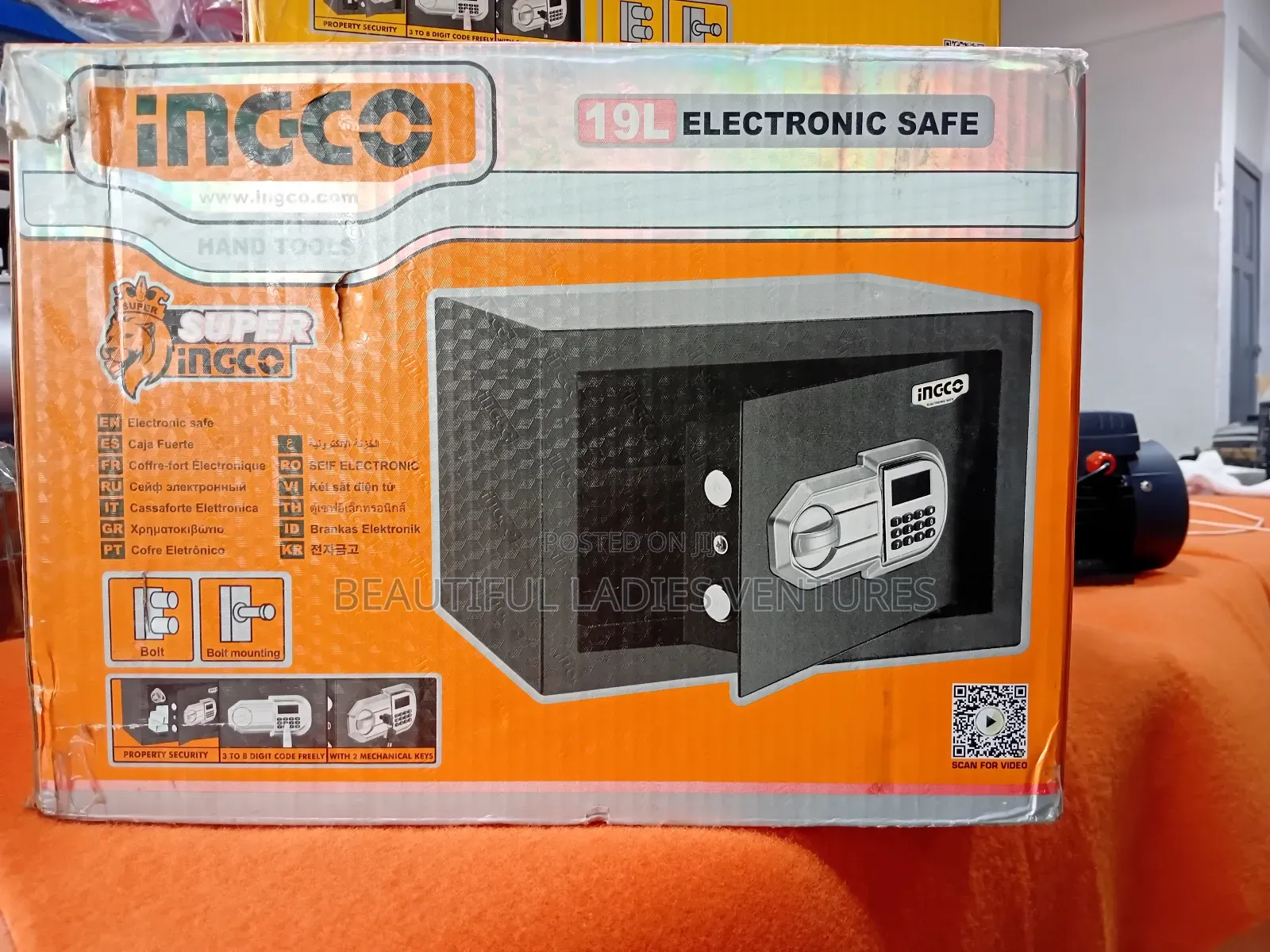 Wall Mounted Ingco Electronic Safe for Property Security