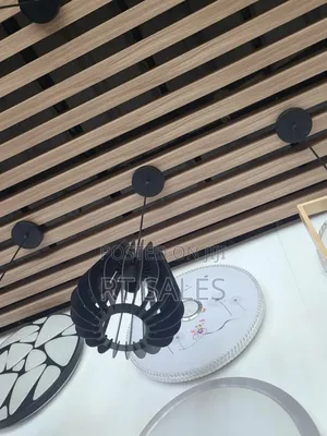 Black Wooden Modern Pendant Light