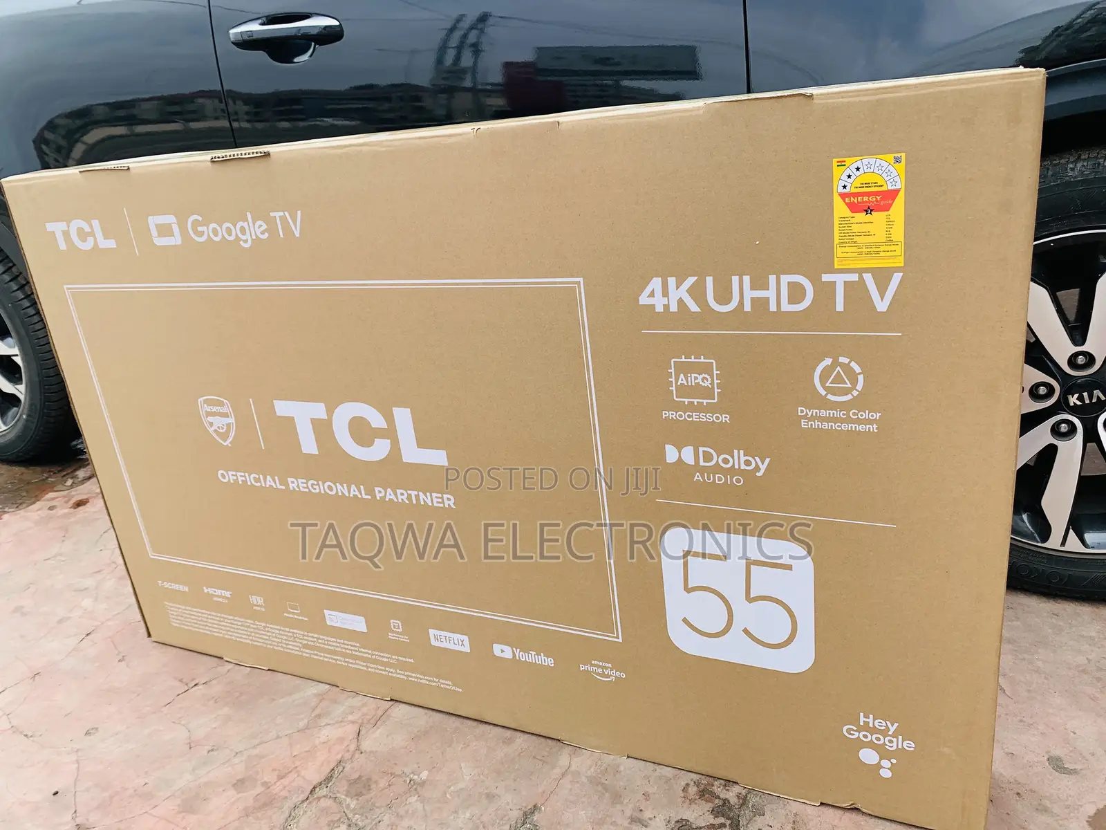 Build-in Google 55” TCL Uhd Smart Android Tv