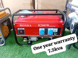 Prestigious 7.5kva Switch Start Honda Petrol Generator Japan