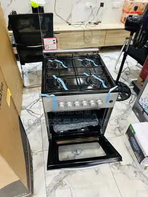 Stainless Steel Grey Cooker Oven 4burner 50/50 ——