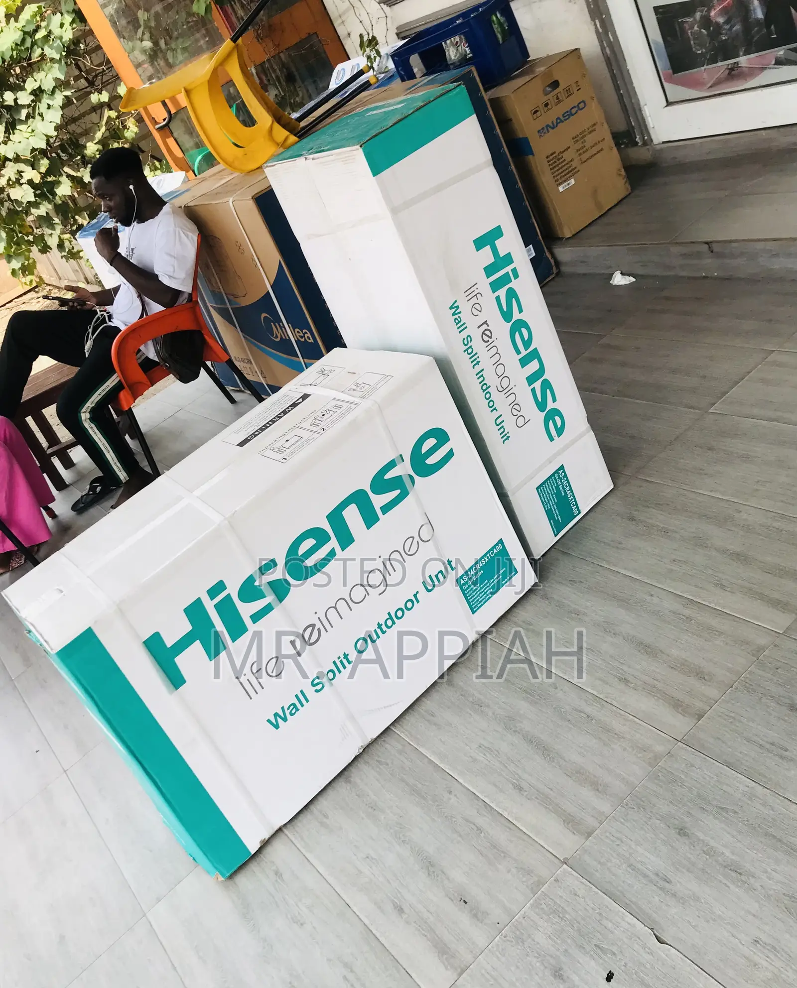 Get Hisence Split Type Non Inverter Ac(R410 Gas).