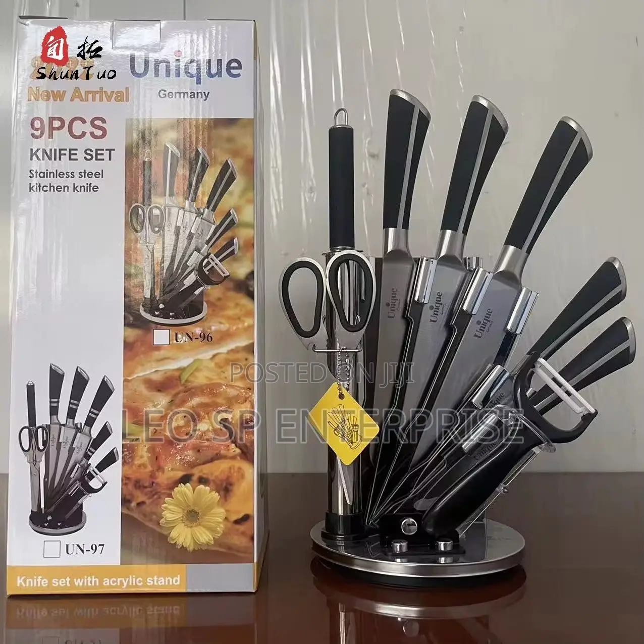 9 Pieces Kitchen Knives Set