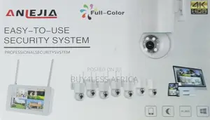 Professional 7 Waterproof Camera Security System With Screen