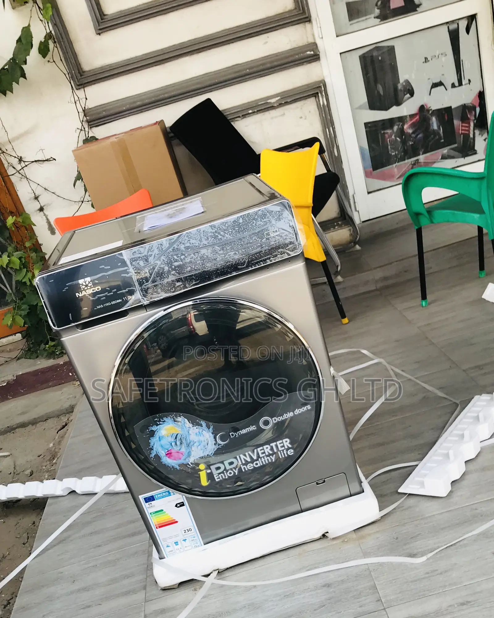 Front Load Fullauto Inverter Smart 11kg Nasco Washingmachine