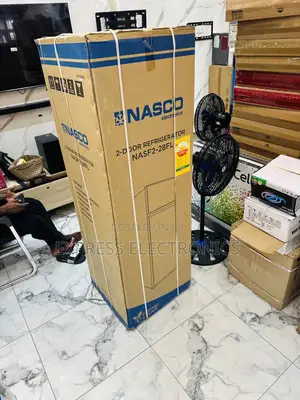 Designed Nice Grey Double Door Fridge Nasco