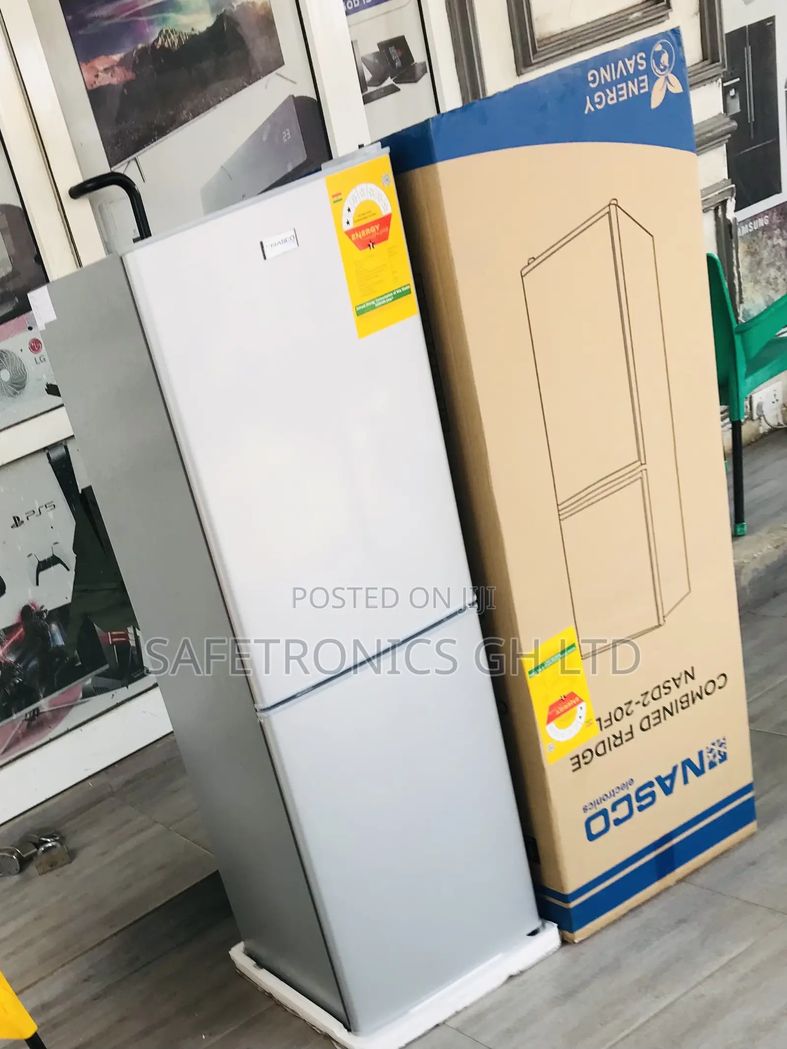 Doubledoor Grey Fast 142 Liters Nasco Bottom Freezer