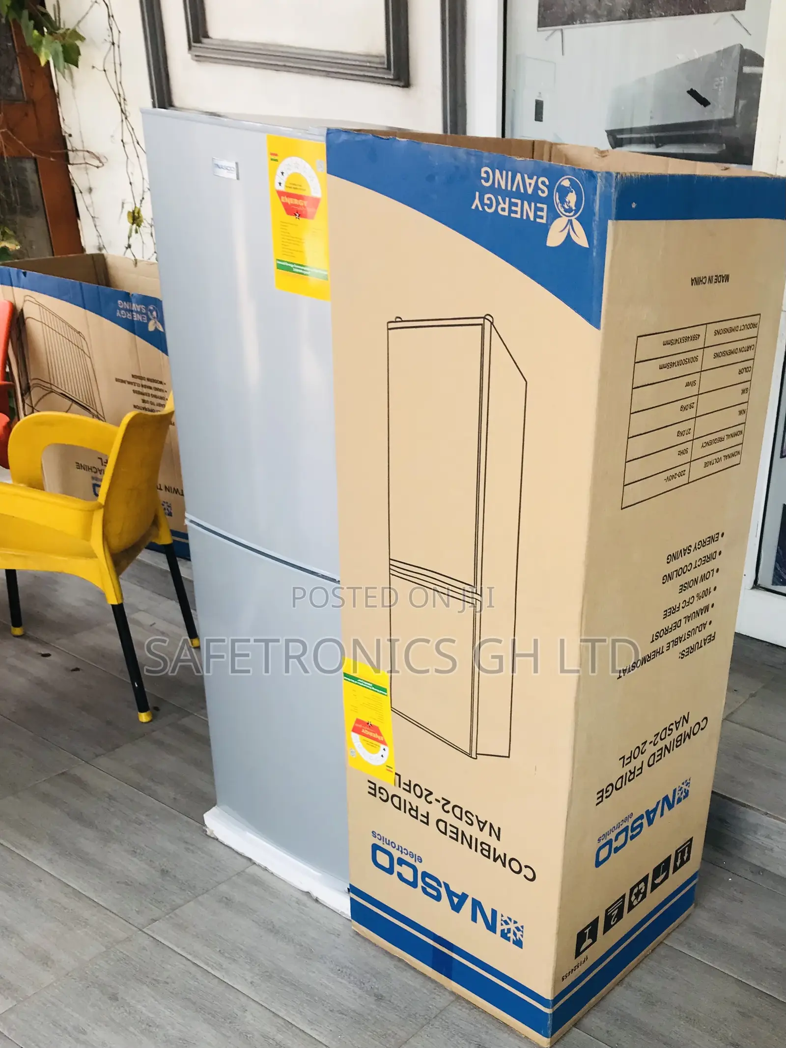 Neatly Boxed Bottom Freezer Grey 142 Liters Doubledoor