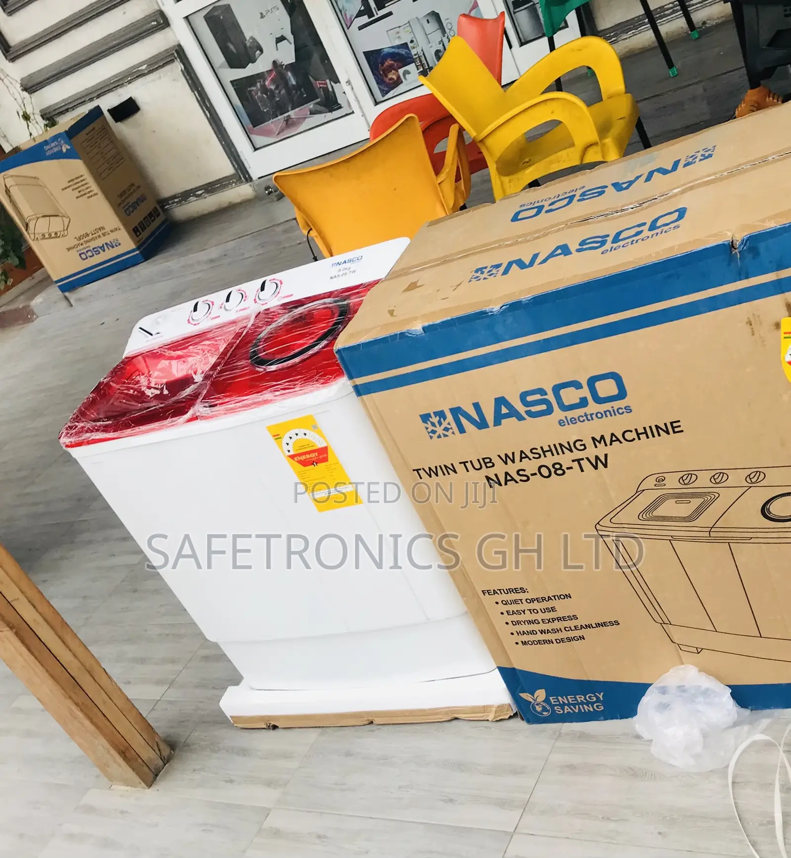 Energy Saving Nasco Topload Twintub Semiauto 11kg Washer