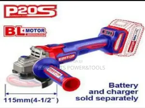 EMTOP ELAG21154 20V Cordless Angle Grinder 115mm + 1 Battery