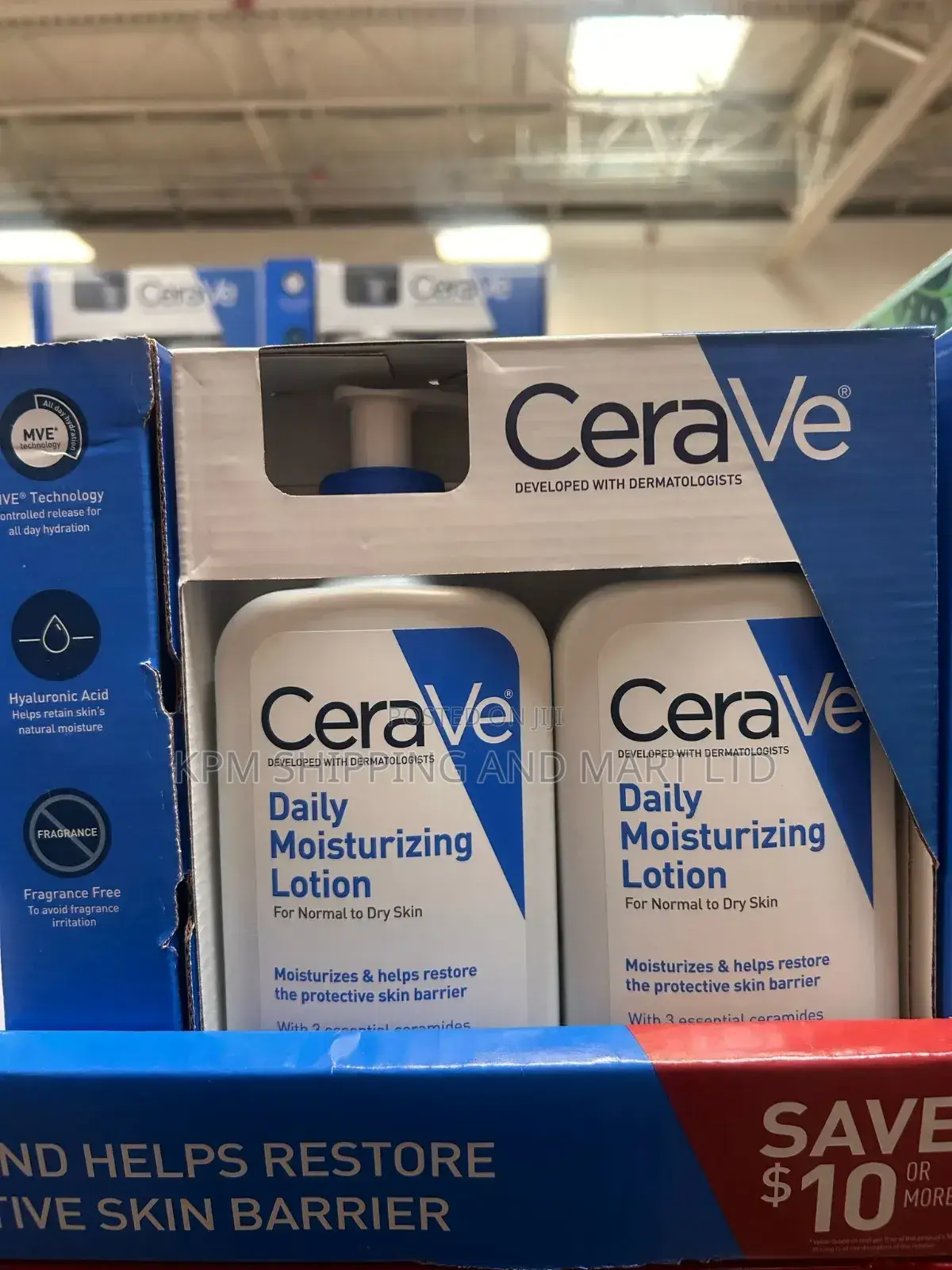 Cerave Moisturizer Pair and Facial Cleanser (12fl Oz 355 Ml)