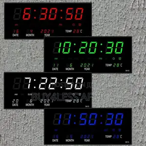 Digital Led Number Wall Clock, Electronic Led
