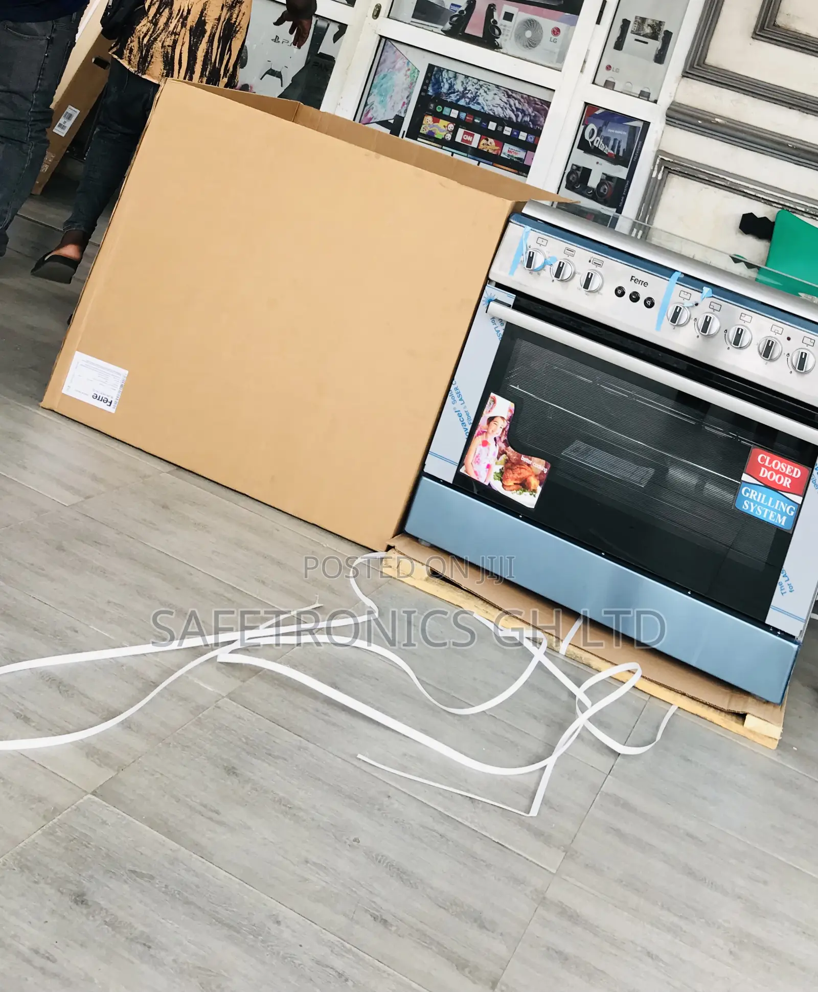 Shop Adorable Ferre 4 Gas 2 Electric Oven 60/90 Grey