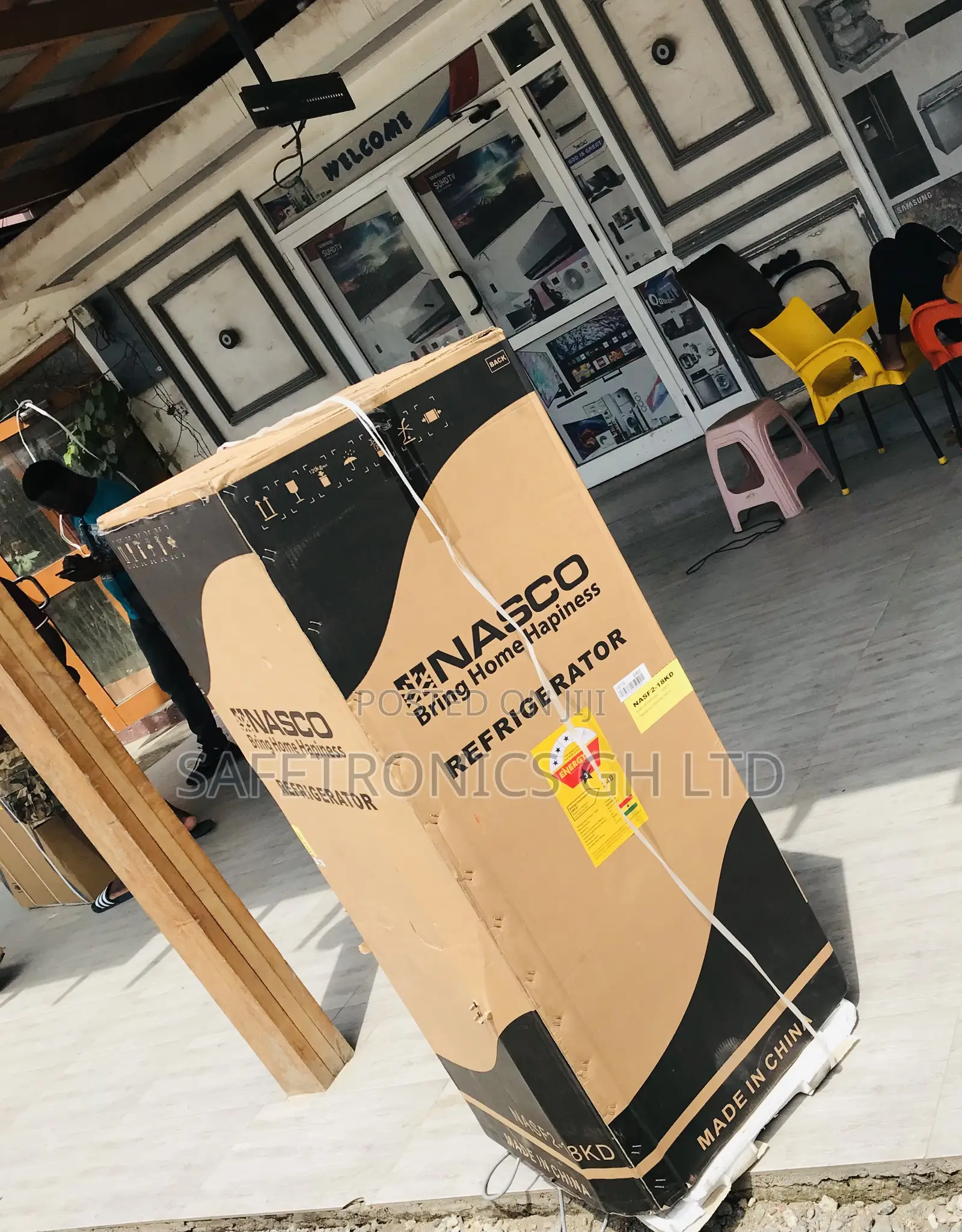 Buy Super Fast Doubledoor Top Freezer Gold Nasco Fridge