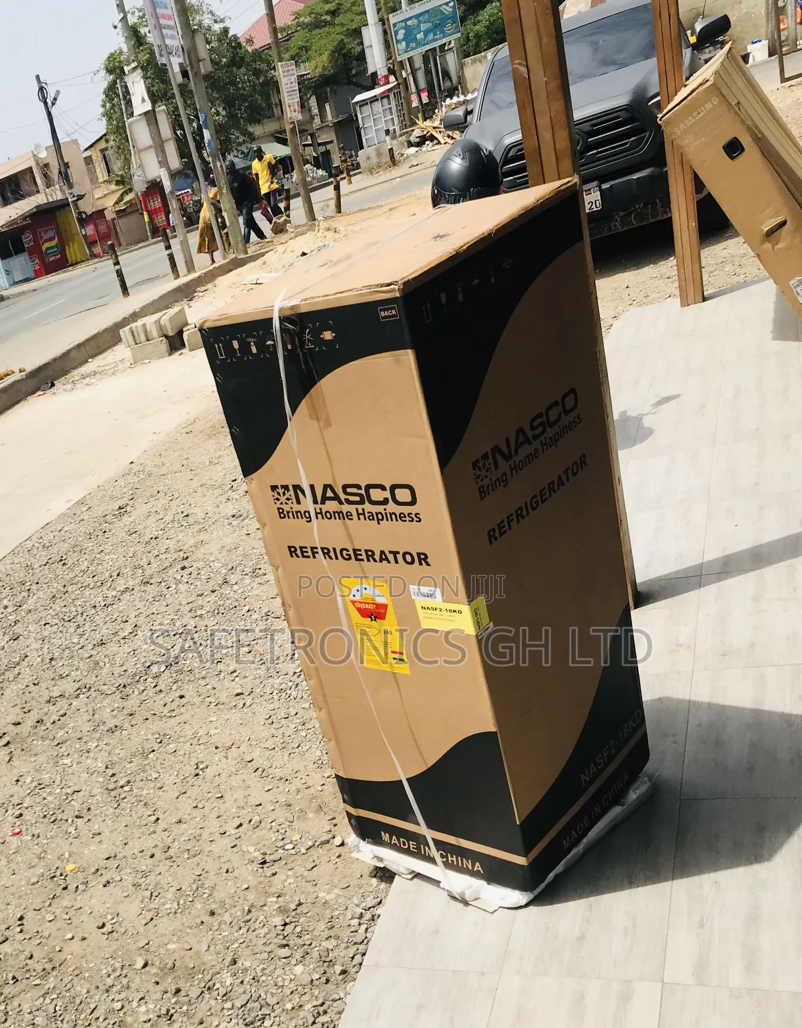 Newly Best Nasco Doubledoor Top Freezer Gold 136 Liters