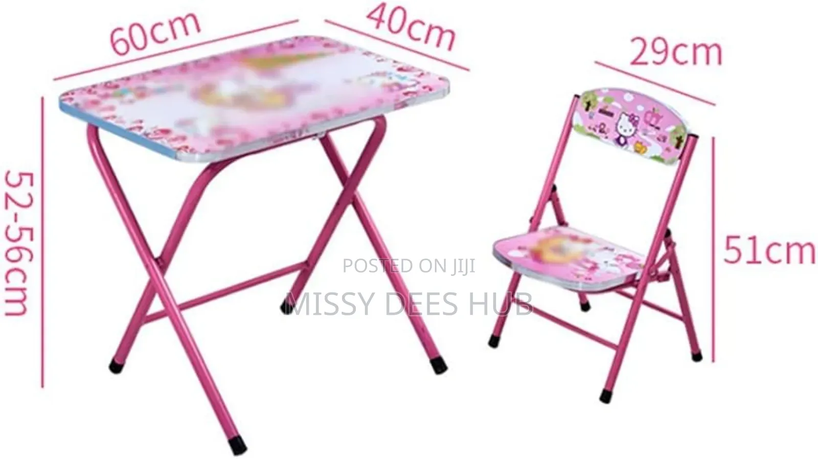 Kids Foldable Table and Chair