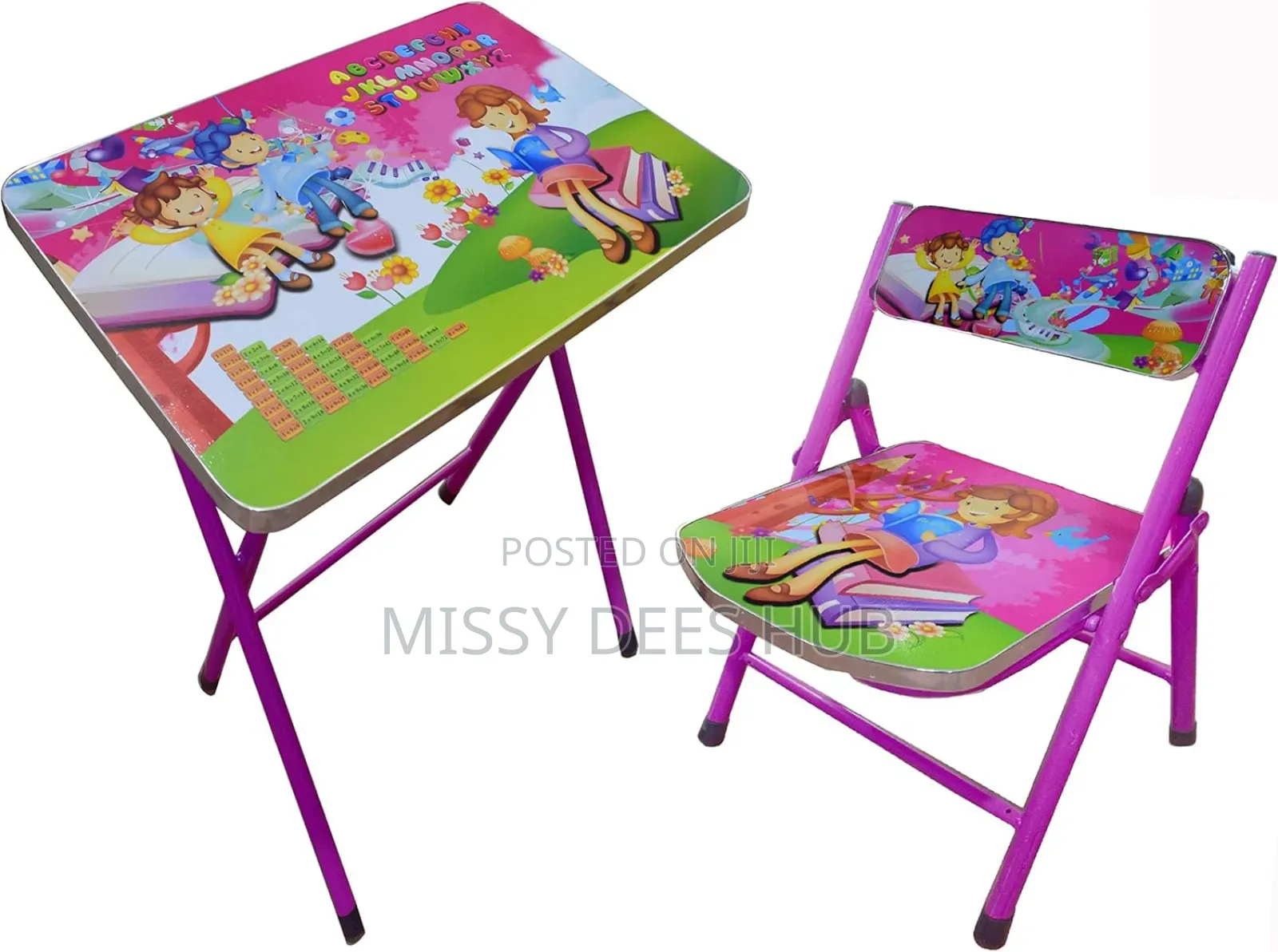 Kids Foldable Table and Chair