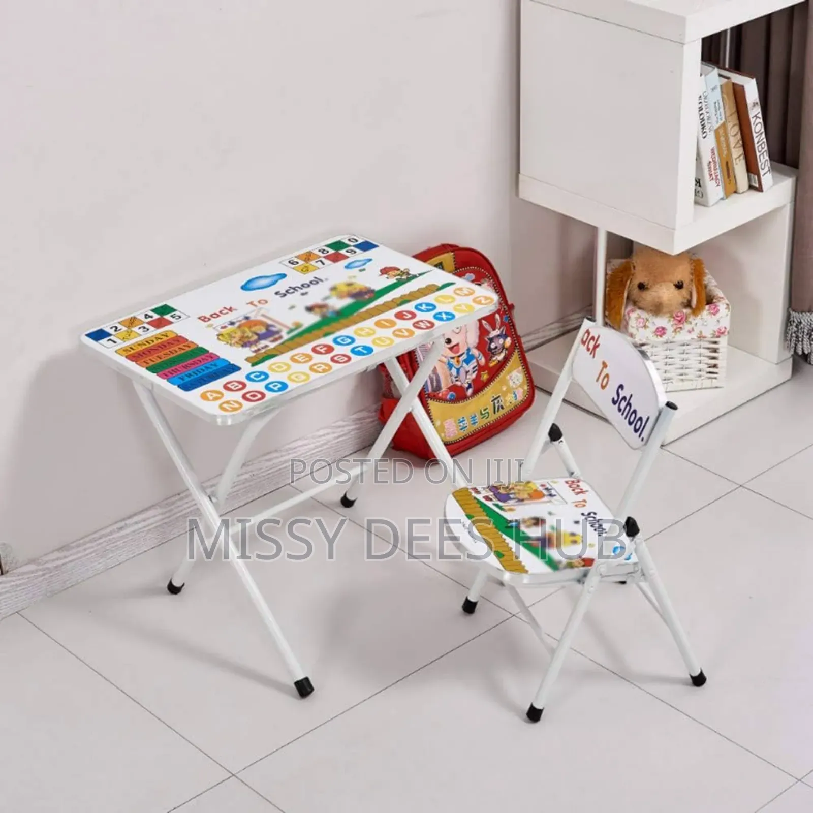 Kids Foldable Table and Chair