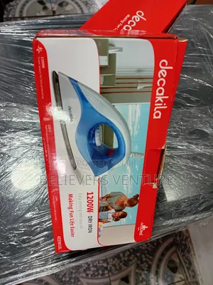 Performing Decakila Appliance Dry Iron Decakila 1200w