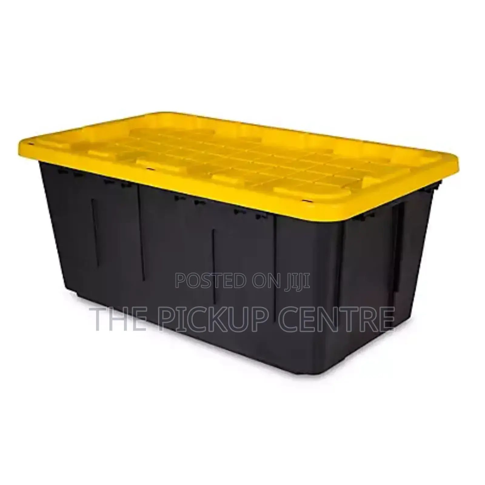 Greenmade 40 Gal. Heavy Duty Black And Yellow Storage Bowl