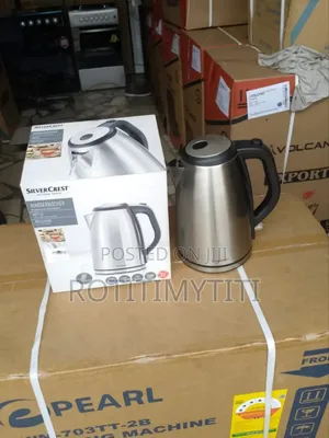 High Best Quality Stainless Sliver Crest 1.7liters Kettle
