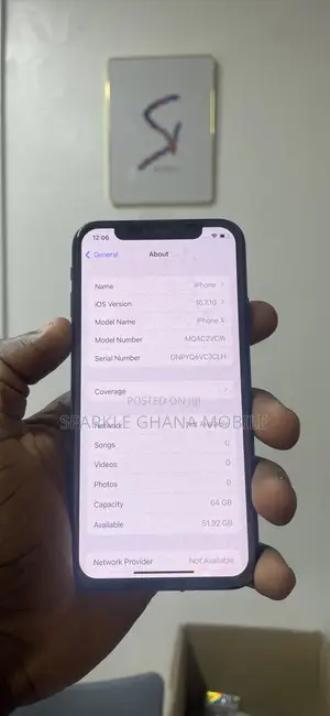 Apple iPhone X 64 GB Black