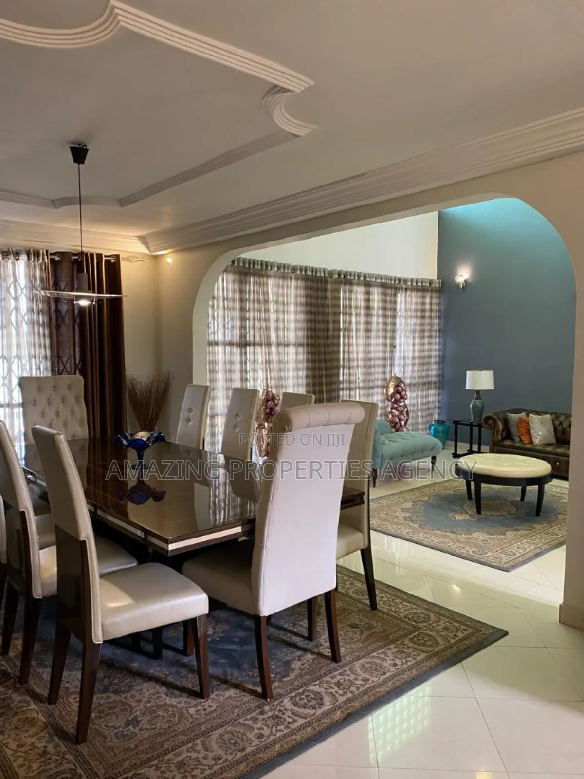 Furnished 4bdrm House in Airport Residential Area for rent