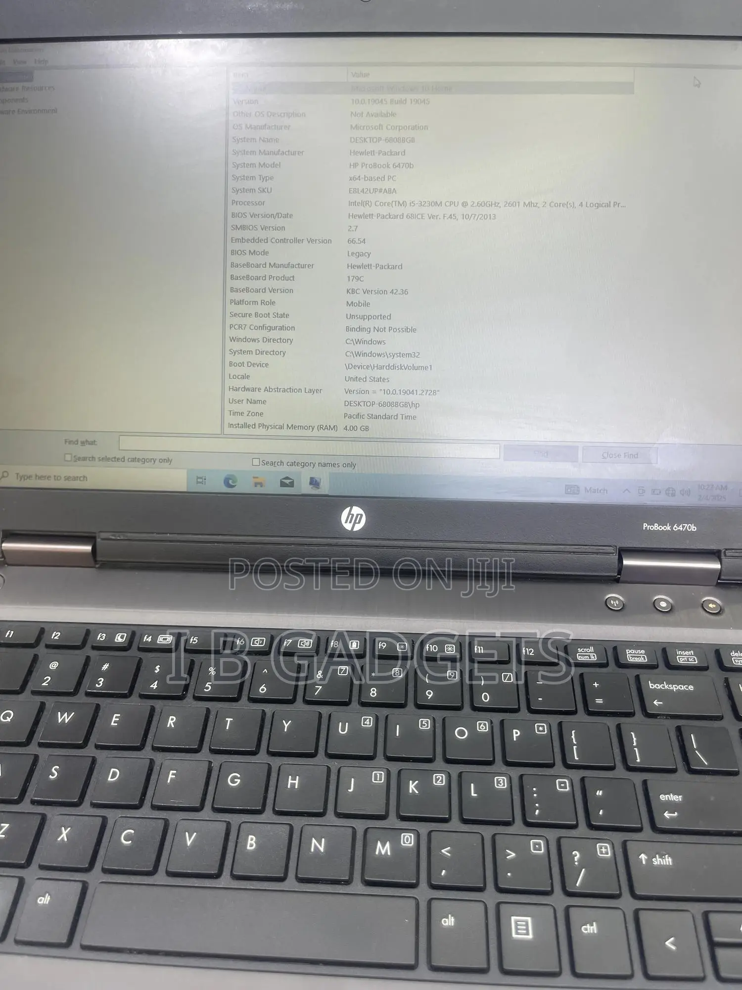 Laptop HP ProBook 6470B 4GB Intel Core I5 HDD 320GB