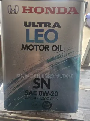 Honda Ultra Leo Motor Oil Sn Sae 0w-20 4litres