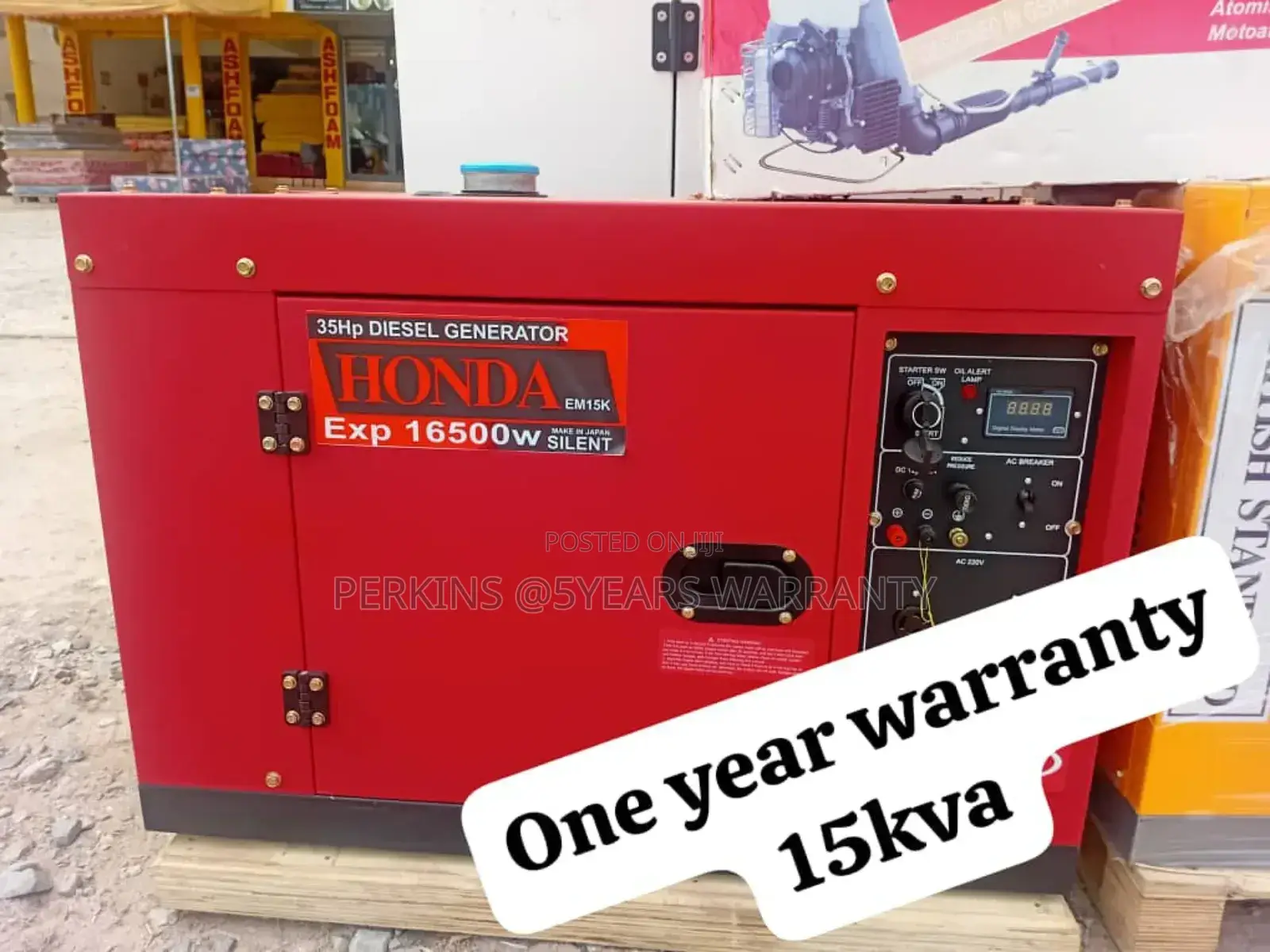 Formidable 15kva Honda Silent 16.5kw Genset 15kva Perkins