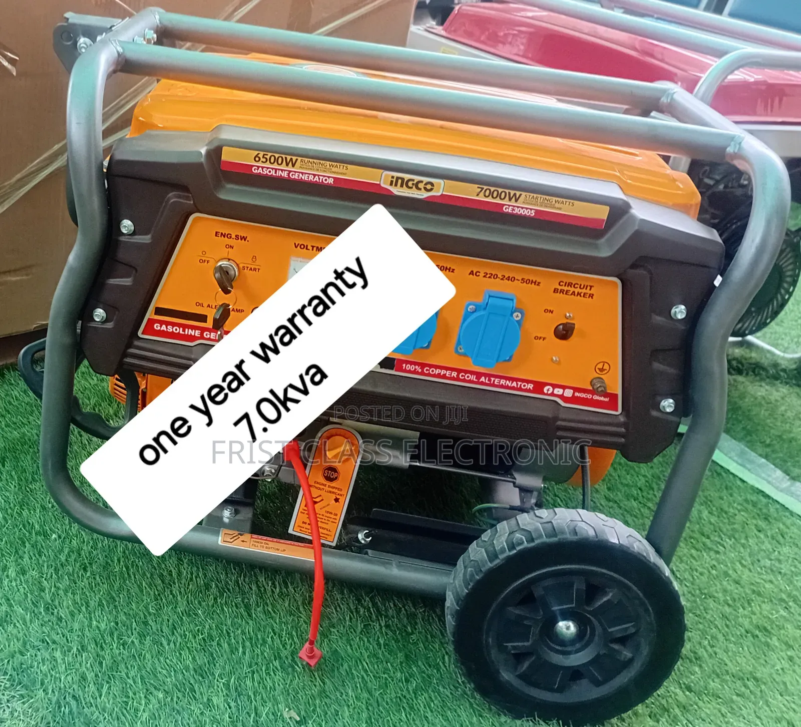 7.0kva 7000watts Petrol Capacity Generator