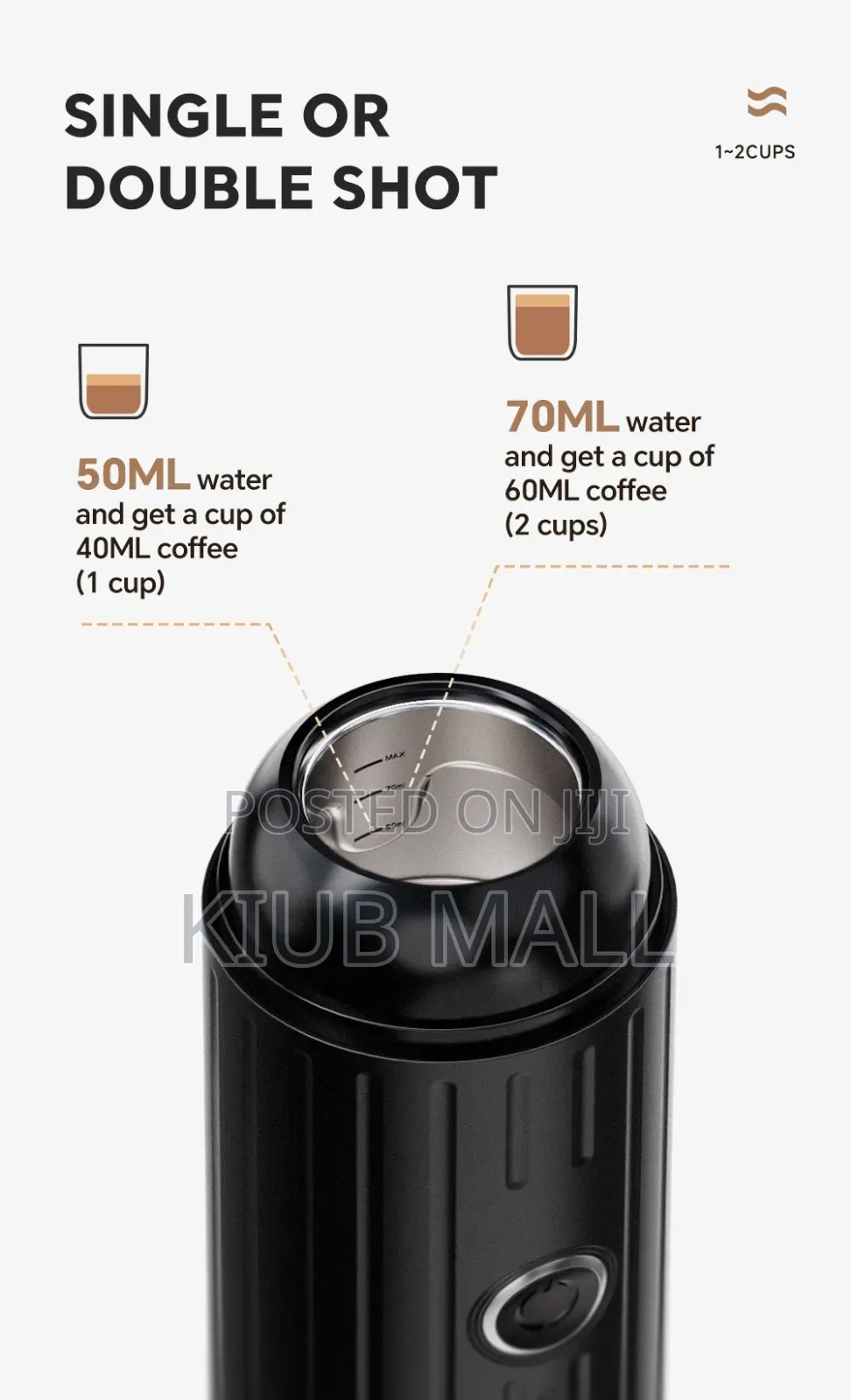 Rechargeable Portable Espresso Coffee Machine