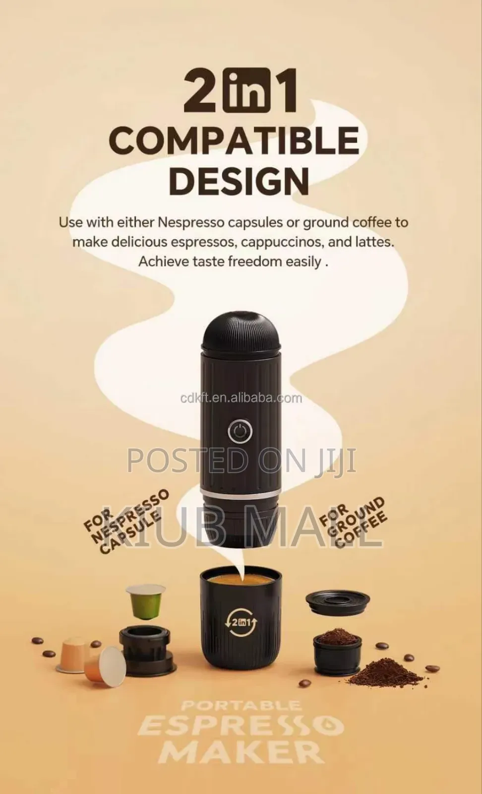 Rechargeable Portable Espresso Coffee Machine