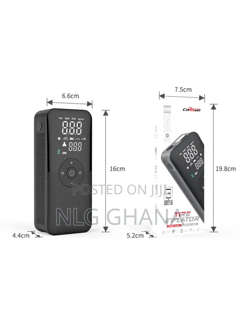 2000mah 150psi Mini Portable Motorbike Air Pump Tvx19631